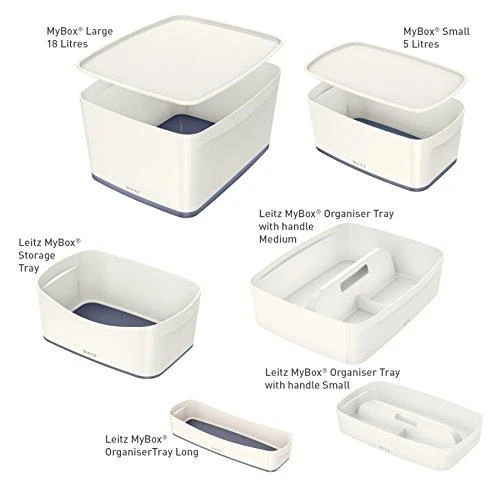 Daiktadėžė LEITZ MyBox su dangteliu, didelė