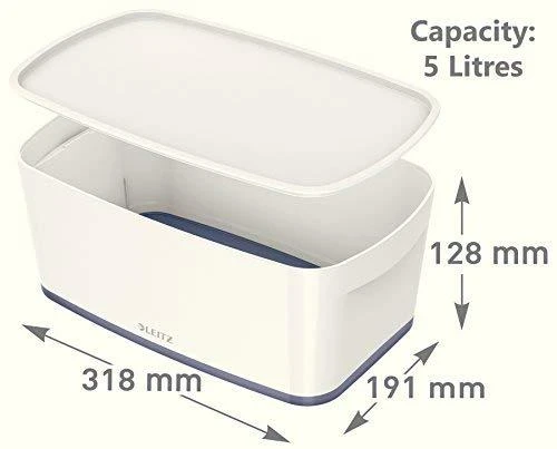 Daiktadėžė LEITZ MyBox su dangteliu, maža