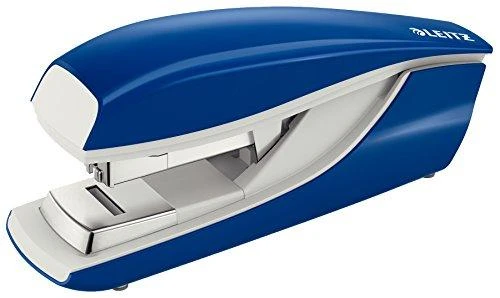 Mėlynas Leitz NeXXt segiklis su plokščios kniedės mechanizmu