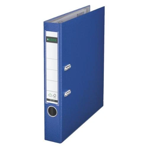 Mėlynas Leitz segtuvas 50mm nugarėle