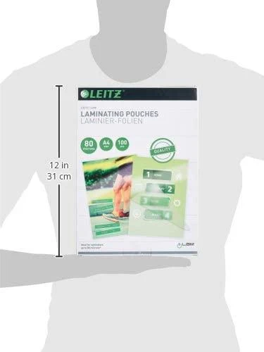 Leitz Esselte laminavimo krepšiai A4 80 mikronų (33818)