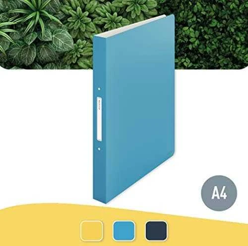 Žiedinis segtuvas Leitz Cosy, A4, PP, nugarėlė 32 mm, 2 žiedai 25 mm, ramios mėlynos spalvos