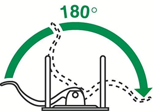 Leitz 180° svirties lanko dildė A4 80mm raudona (10105025)