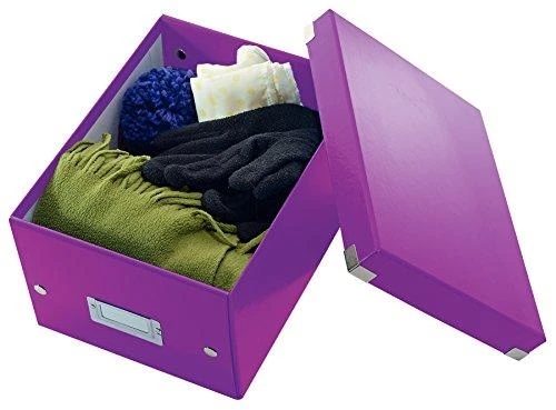Universali dėžė Leitz Click&Store Small, 216x160x282mm, violetinės spalvos