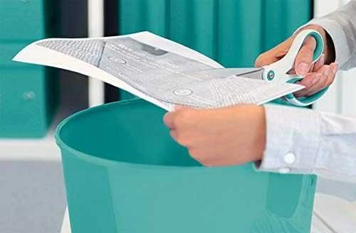 Šiukšliadėžė Leitz Plus Wow, 15 litrų, ledo mėlyna