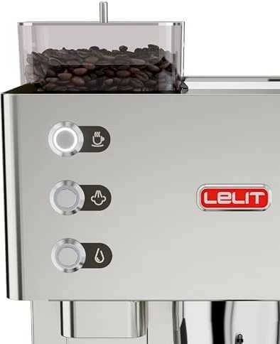 Kavamalė Lelit Kate PL82T Espresso Kavos aparatas with Grinder - St. Steel