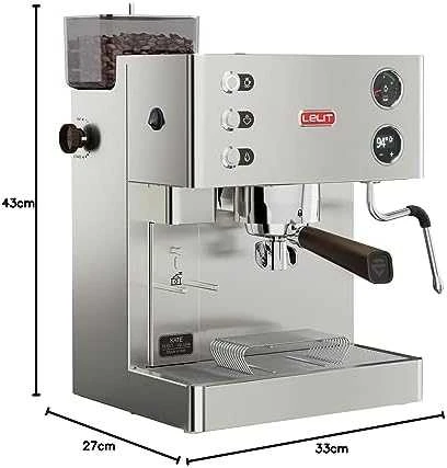 Kavamalė Lelit Kate PL82T Espresso Kavos aparatas with Grinder - St. Steel
