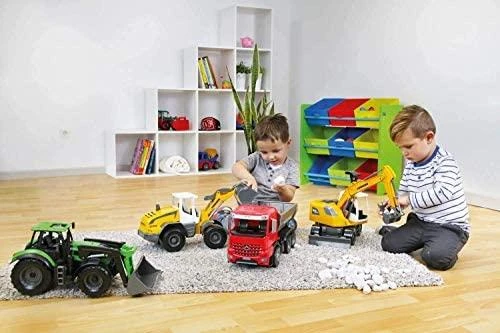 Lena Važiuoklė „Liebherr“ ekskavatoriaus transporto priemonė, 48 cm, laisvai surenkama dėžėje