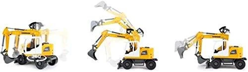 Lena Važiuoklė „Liebherr“ ekskavatoriaus transporto priemonė, 48 cm, laisvai surenkama dėžėje