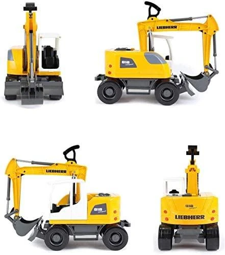 Lena Važiuoklė „Liebherr“ ekskavatoriaus transporto priemonė, 48 cm, laisvai surenkama dėžėje