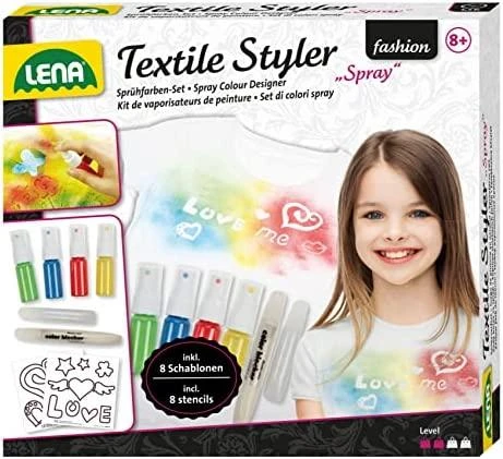 Kūrybinis rinkinys Tekstilės purškimas Lena