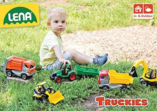 Žaislinė sunkioji technika su figūrėlėmis Lena