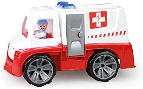 Žaislinis greitosios pagalbos automobilis, 29 cm (dėžutėje), LENA Truxx, 04456