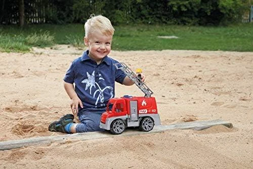 Žaislinis automobilio gesintuvas, 29 cm (dėžutėje), LENA Truxx, 04457, 2+