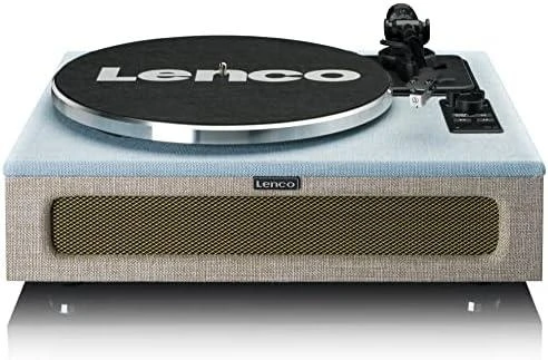 Plokštelių grotuvas Lenco LS-440BUBG, žydros ir pilkos spalvos