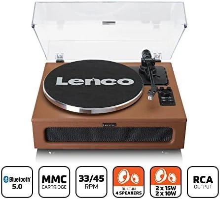 Patefonas Lenco LS-430BN, rudas