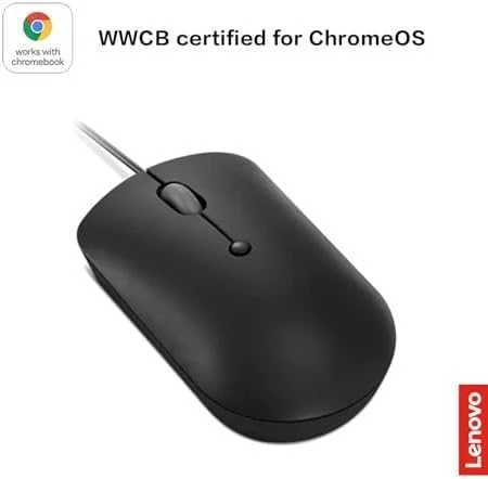 Lenovo | Compact Pelė | 400 | su laidu | USB-C | Raven juodas