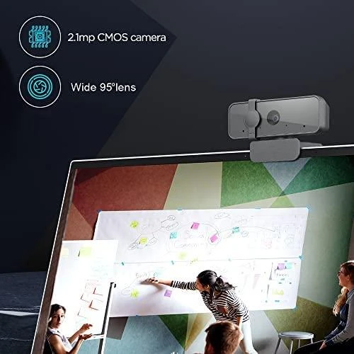 Lenovo Essential FHD interneto kamera USB 2.0, Juoda