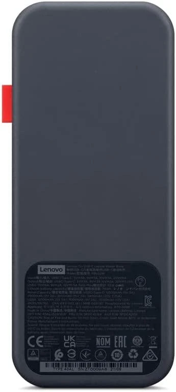 Lenovo | Nešiojamas kompiuteris Power Bank | Go G0A3LG2WWW | 20000 mAh | 390 g | Storm Pilkas