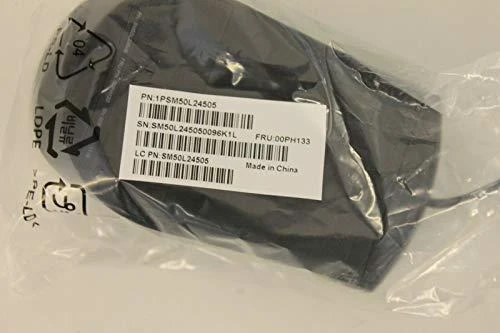 Pelė Lenovo Essential, Abiem rankoms, Optinis, USB A tipo, 1600 DPI, Juoda