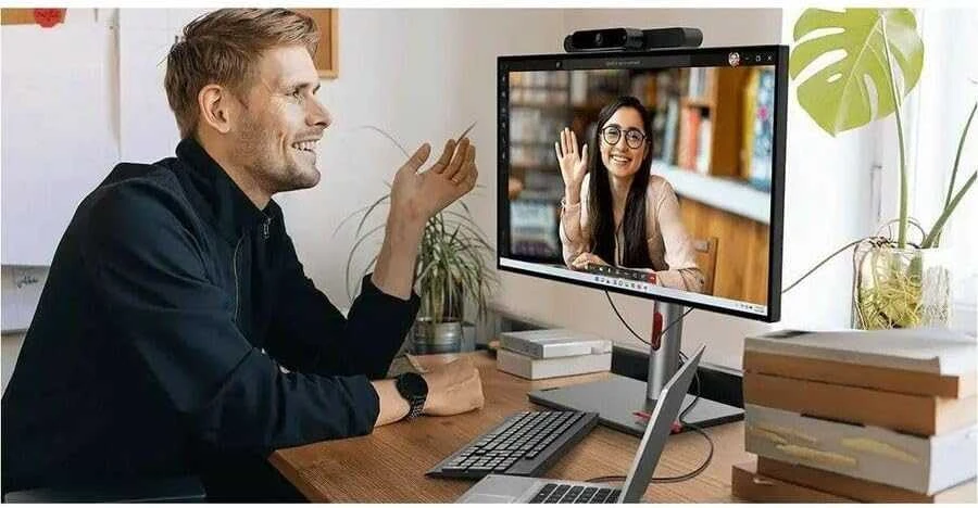 Lenovo | WebCam | ThinkVision MC60 (S) Monitorius Webcam