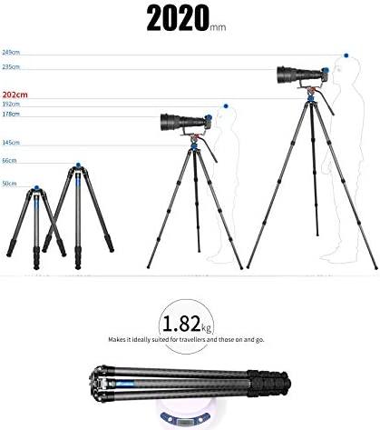 „Leofoto Summit LM-324CL“ anglies pluošto trikojis