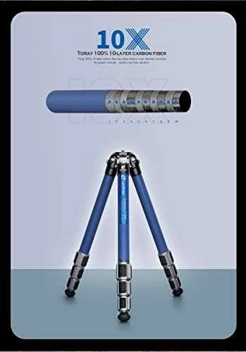 Trikojis - Leofoto Poseidon LP-324C Anglies pluošto 40mm Kamuolinis galva