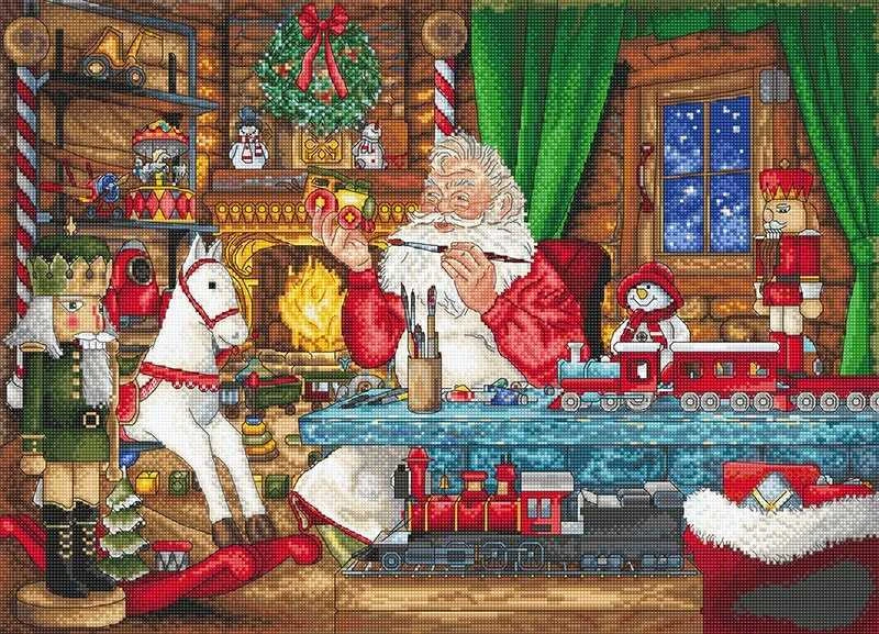 LetiStitch luca S Pasiruošimas Kalėdoms 42x30 cm SLETIL8074