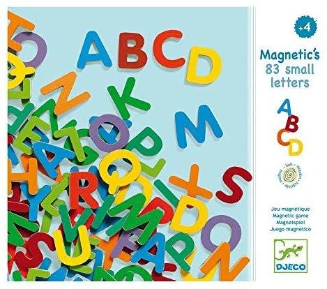 Djeco Magnetukų rinkinys - Magnetinės raidės (83 vnt.) ( DJ03101 )