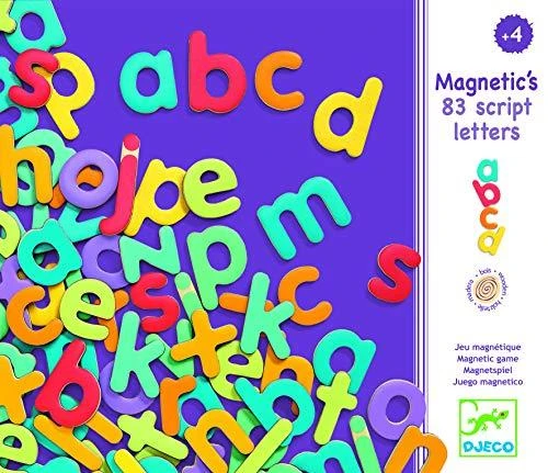 Djeco Magnetukų rinkinys - Magnetinės raidės (83 vnt.) ( DJ03102 )