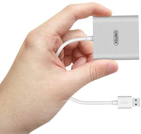 UNITEK Y-9313 Unitek USB3.0 su Multi-In-One Aliuminio kortelių skaitytuvu Y-9313