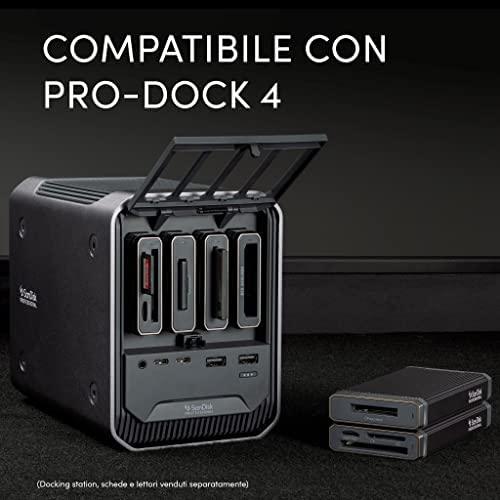 Atminties kortelė Western Digital SANDISK Professional PRO-READER kelių lizdų USB 3.2 Gen 2 didelio našumo kortelių skaitytuvas