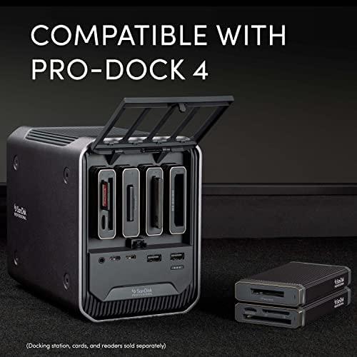 Atminties kortelė Western Digital SANDISK Professional PRO-READER kelių lizdų USB 3.2 Gen 2 didelio našumo kortelių skaitytuvas