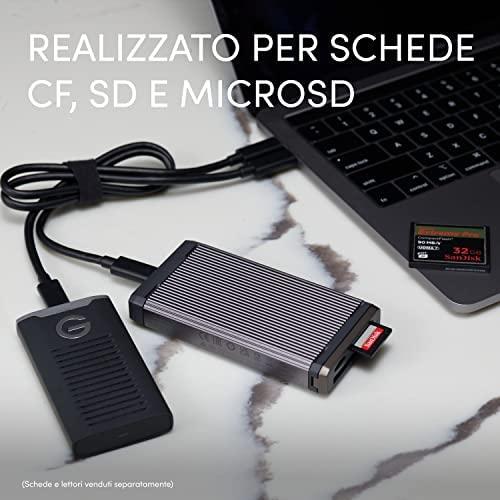Atminties kortelė Western Digital SANDISK Professional PRO-READER kelių lizdų USB 3.2 Gen 2 didelio našumo kortelių skaitytuvas