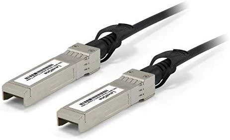 Level One Carruzzo LevelOne DAC-0103 „InfiniBand“ arba pluoštinis optinis kabelis 3 m SFP+ Juoda, Nerūdijančiojo plieno