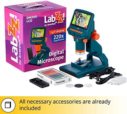 Mikroskopas Mikroskop Levenhuk Mikroskop cyfrowy Levenhuk LabZZ DM200 LCD