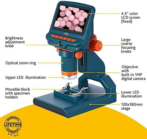 Mikroskopas Mikroskop Levenhuk Mikroskop cyfrowy Levenhuk LabZZ DM200 LCD