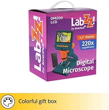 Mikroskopas Mikroskop Levenhuk Mikroskop cyfrowy Levenhuk LabZZ DM200 LCD