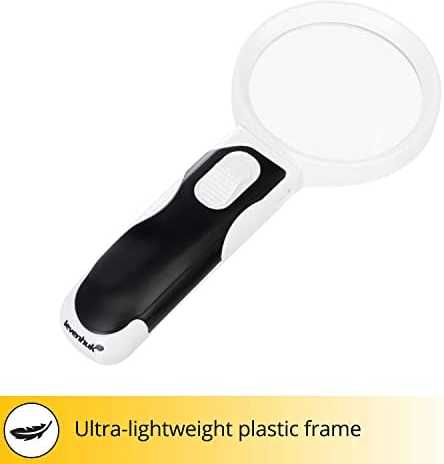 Didinamasis stiklas su LED Zeno Multi ML11 2.5/6/16x L72605 LEVENHUK