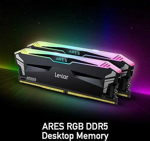 RAM Lexar | Darbalaukio atmintis | ARES | 32 komplektas (16GBx2) GB | DDR5 | 6800 MHz | PC/serveris | Registracijos Nr. | ECC Nr