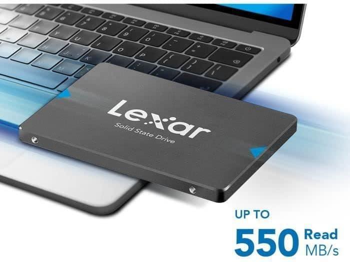 Lexar | SSD | NQ100 | 240 GB | SSD form factor 2.5 | Solid-state drive sąsaja SATA III | Skaitymo greitis 550 MB/s | Rašymo greitis 445 MB/s