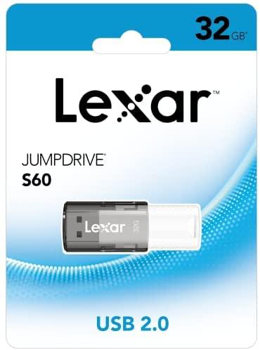 Lexar | USB atmintinė | JumpDrive S60 | 32 GB | USB A tipo | Juoda/Žalsvai mėlyna