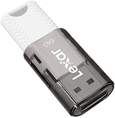 Lexar | USB atmintinė | JumpDrive S60 | 64 GB | USB A tipo | Juoda/Žydra