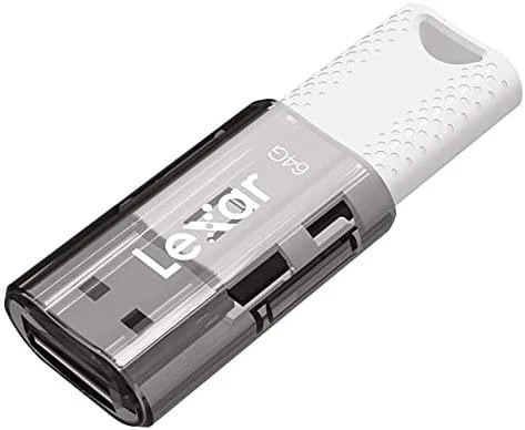 Lexar | USB atmintinė | JumpDrive S60 | 64 GB | USB A tipo | Juoda/Žydra