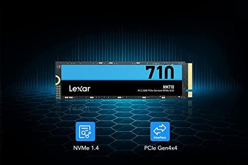 Lexar | M.2 NVMe SSD | NM710 | 2000 GB | SSD form factor M.2 2280 | Solid-state drive sąsaja PCIe Gen4x4 | Skaitymo greitis 4850 MB/s | Rašymo greitis 4500 MB/s