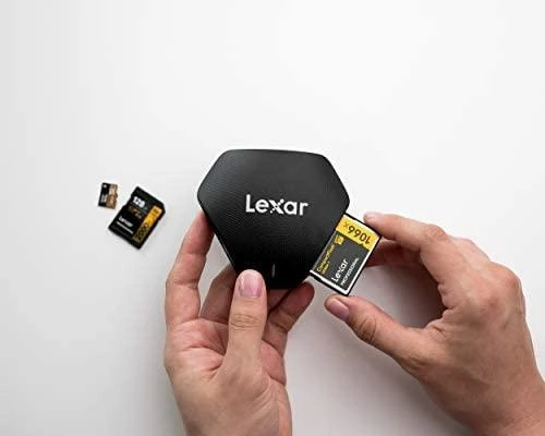 Lexar | Multi-Card | „Trys viename“ USB 3.1 tipo C skaitytuvas | SD ir Micro SD CompactFlash palaikymas | Kortelių skaitytuvas