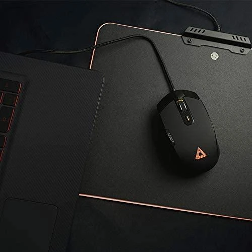 Kompiuterio pelė LEXIP PU94 – Wired 3D mouse with internal joystick, thumb joystick and ceramic pads – 6 buttons and 12 programmable macros