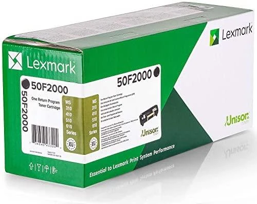 Lexmark 502 (50F2000) Lazerinė kasetė, Juoda