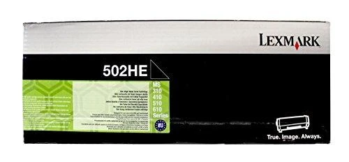 Lexmark 50F2H0E | 502HE didelio našumo korporacinė kasetė (5k) | Kasetė | Juodas