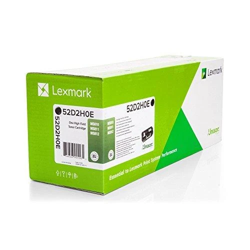 Lexmark 52D2H0E Cartridge, Juodas, 25000 pages
